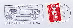 old cars on stamps
